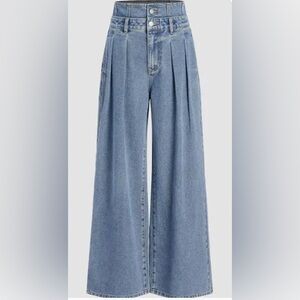 Cider Wide-Leg Denim Jeans in Classic Blue